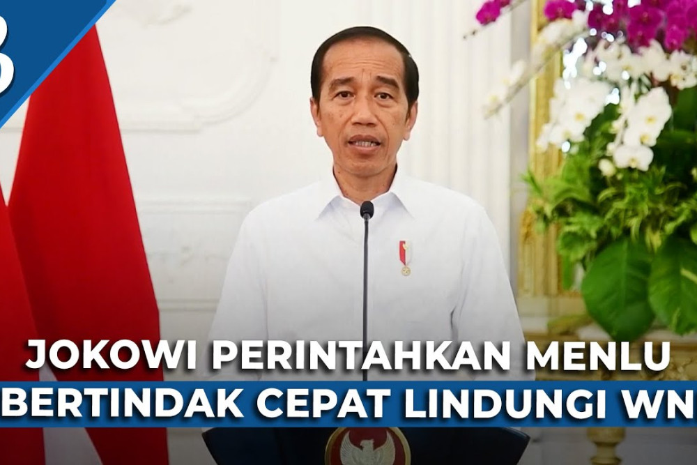  Jokowi Desak Perang Hamas dan Israel Segera Dihentikan
