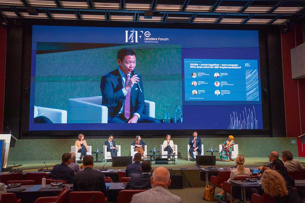  Managing Director RGE Group Anderson Tanoto Menjadi Pembicara Pada IUCN Leaders Forum 2023 di Jenewa