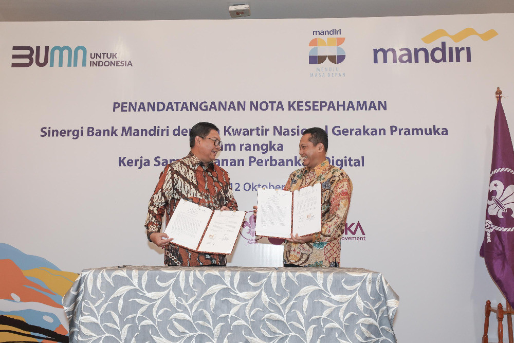  Bank Mandiri Permudah Anggota Pramuka Untuk Mendapatkan Layanan Perbankan