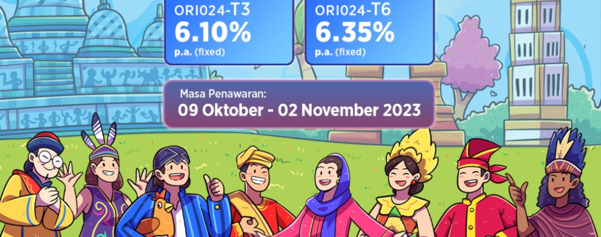 Obligasi Ritel Indonesia ORI024T3 dan ORI024T6 ditawarkan mulai 9 Oktober 2023 hingga 2 November 2023