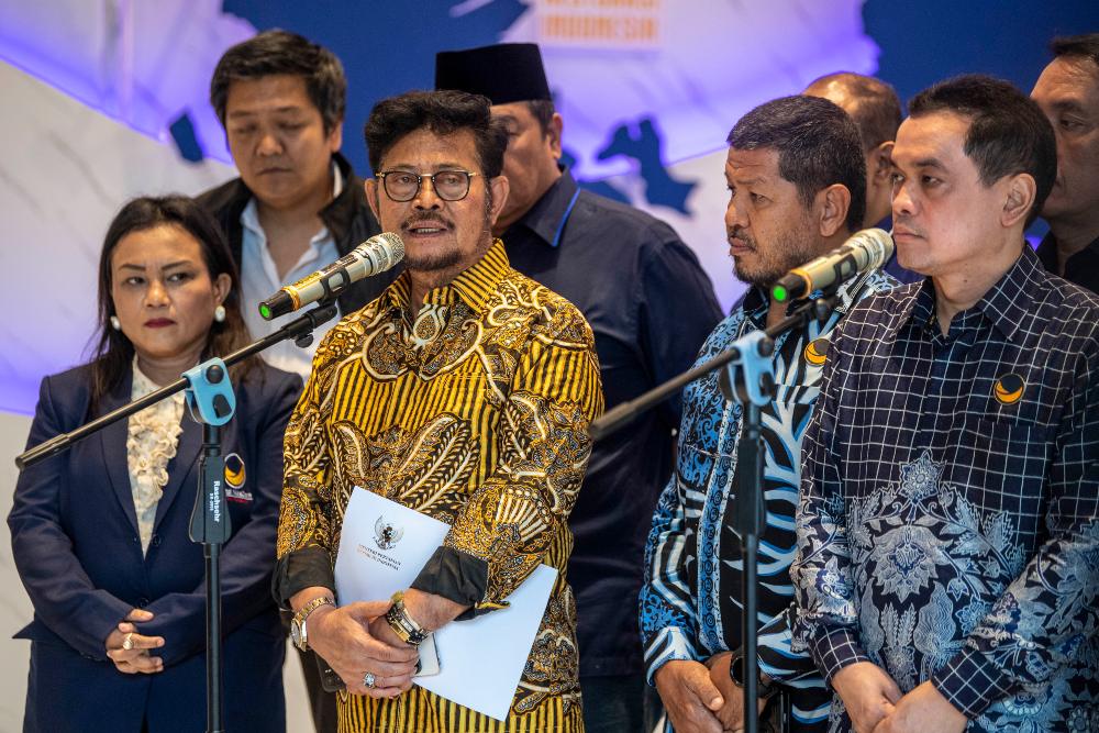  Dua Menteri Kena Kasus Korupsi, Nasdem Tetap Dukung Jokowi Sampai Akhir Jabatan