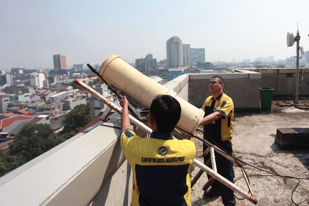  Kualitas Udara Jakarta Terburuk Ketiga di Dunia Pagi Ini