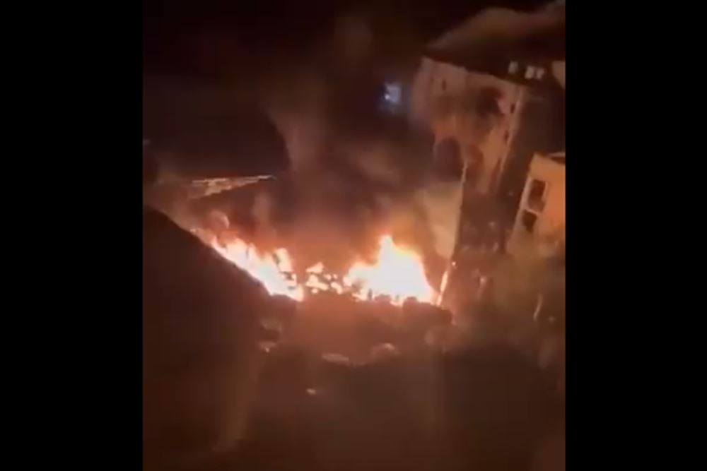 Ini Foto-foto Dahsyatnya Roket Israel Menghantam Rumah Sakit Baptist di Gaza