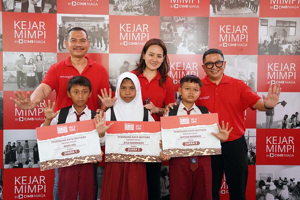 CIMB Niaga Gelar Kejar Mimpi Goes To School di Cirebon