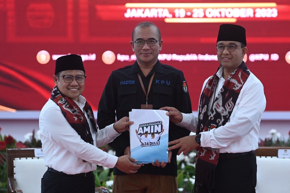 Sah! Anies-Cak Imin Daftar Jadi Peserta Pilpres 2024