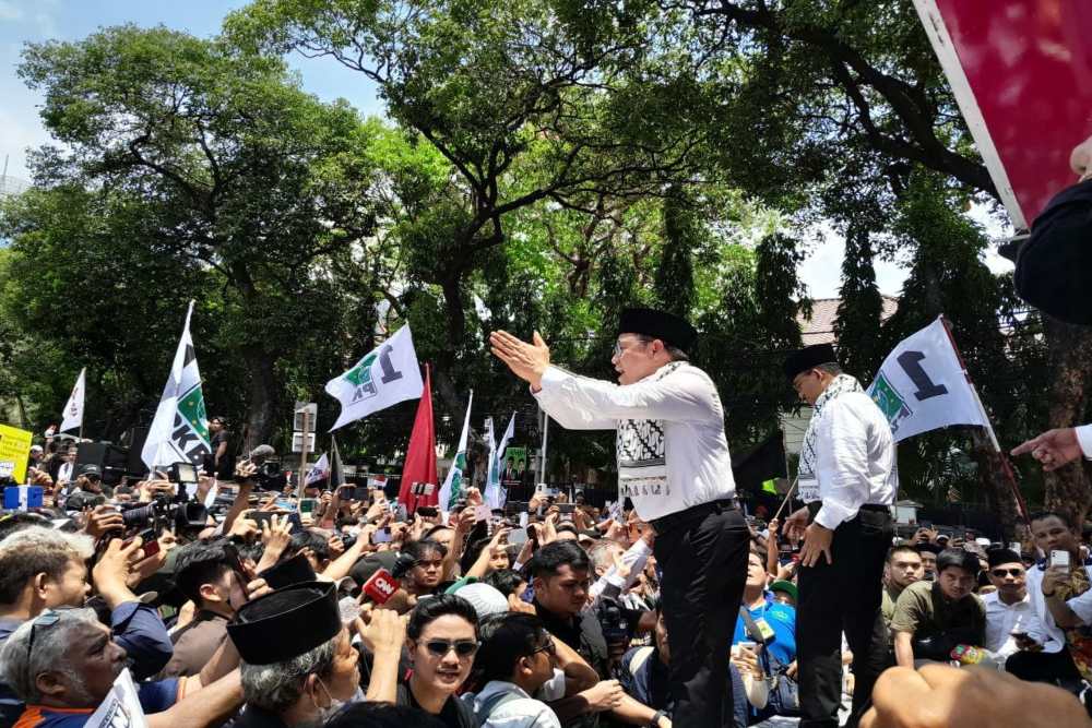  Usai Daftar ke KPU, Anies Ajak Pendukungnya Doakan Kemerdekaan Palestina