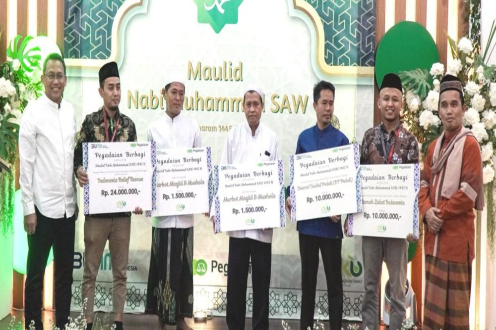  Peringati Maulid Nabi, Ustad Maulana Beri Siraman Rohani di Pegadaian