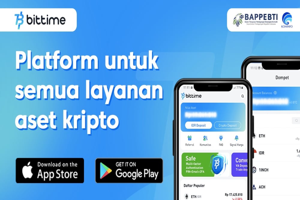  Perluas Pasar Kripto, Bittime Resmi Daftar ke Agregator CoinGecko