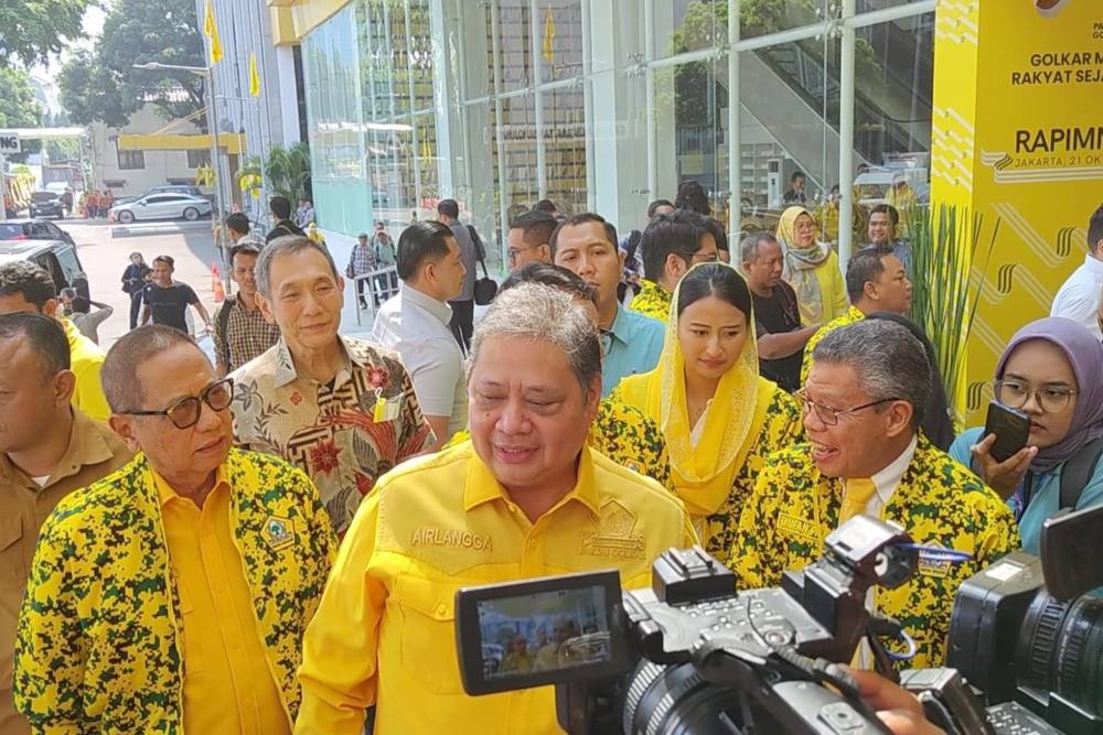  Airlangga Angkat Bicara soal Kehadiran Gibran di Rapimnas Golkar