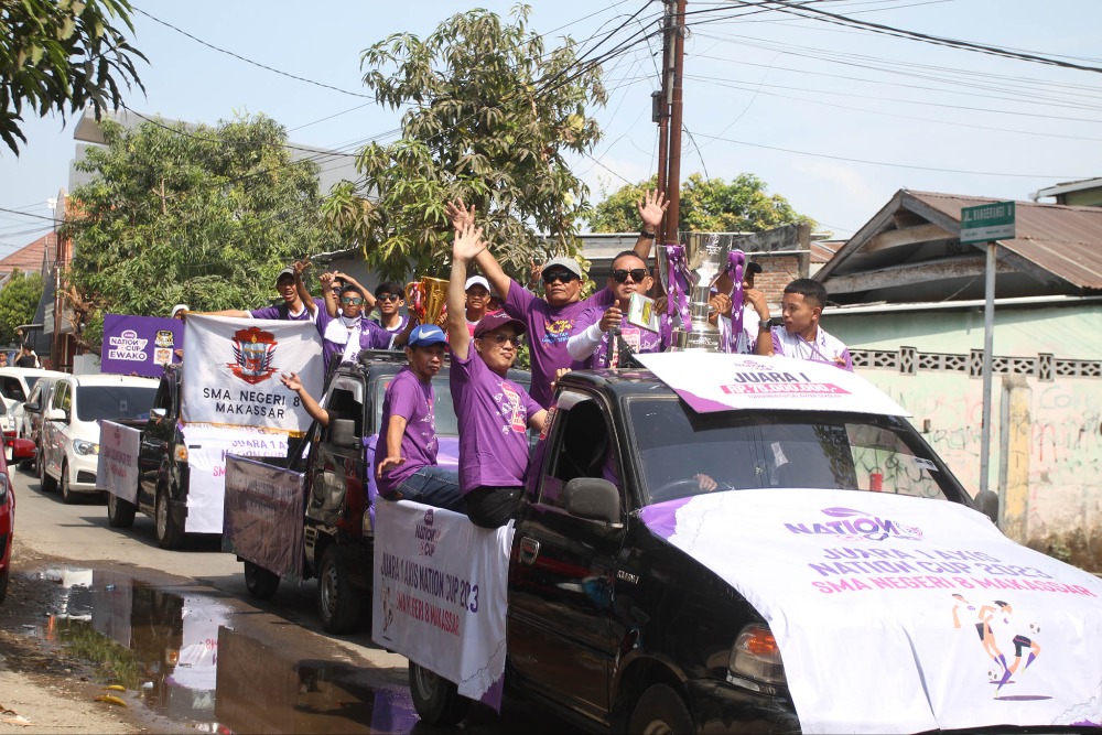  SMA Negeri 8 Makassar Juara Turnamen AXIS Nation Cup 2023