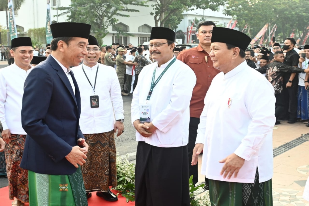  Jokowi Dukung Gibran Maju Jadi Cawapres di Hadapan Prabowo