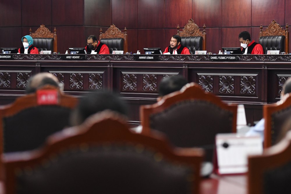  Anwar Usman Diinterupsi Soal 'Conflict of Interest' hingga Gibran