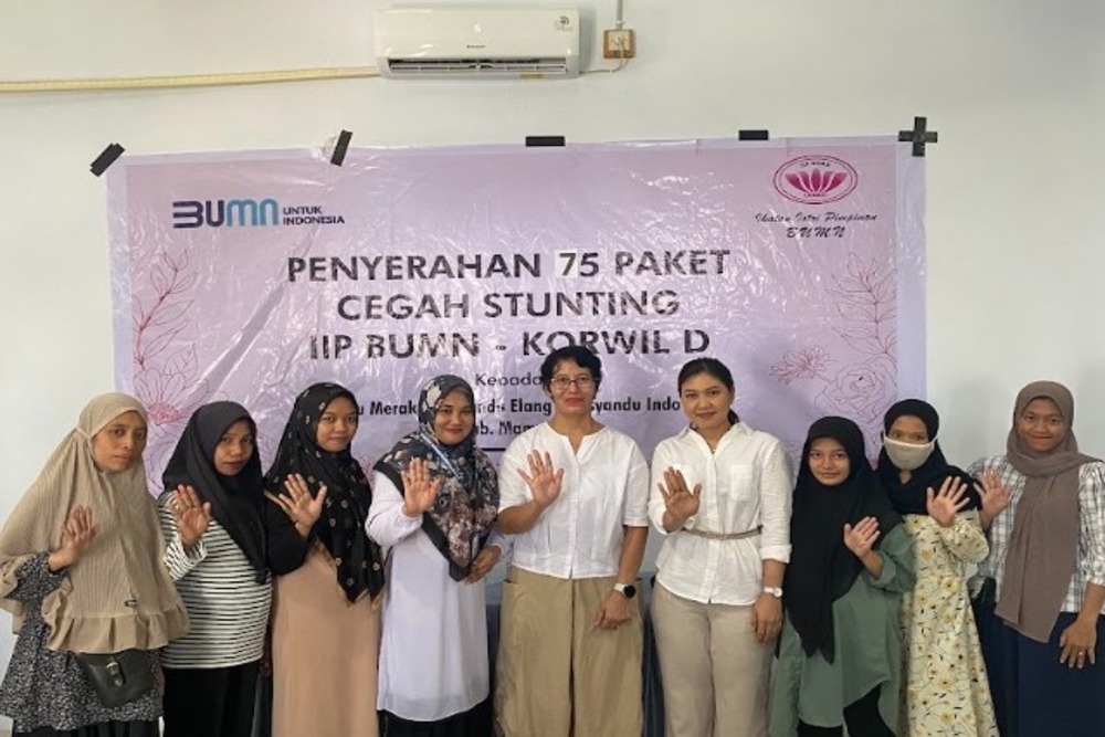  IIP BUMN Tuntaskan Program Cegah Stunting di Sulawesi Selatan dan Sulawesi Barat