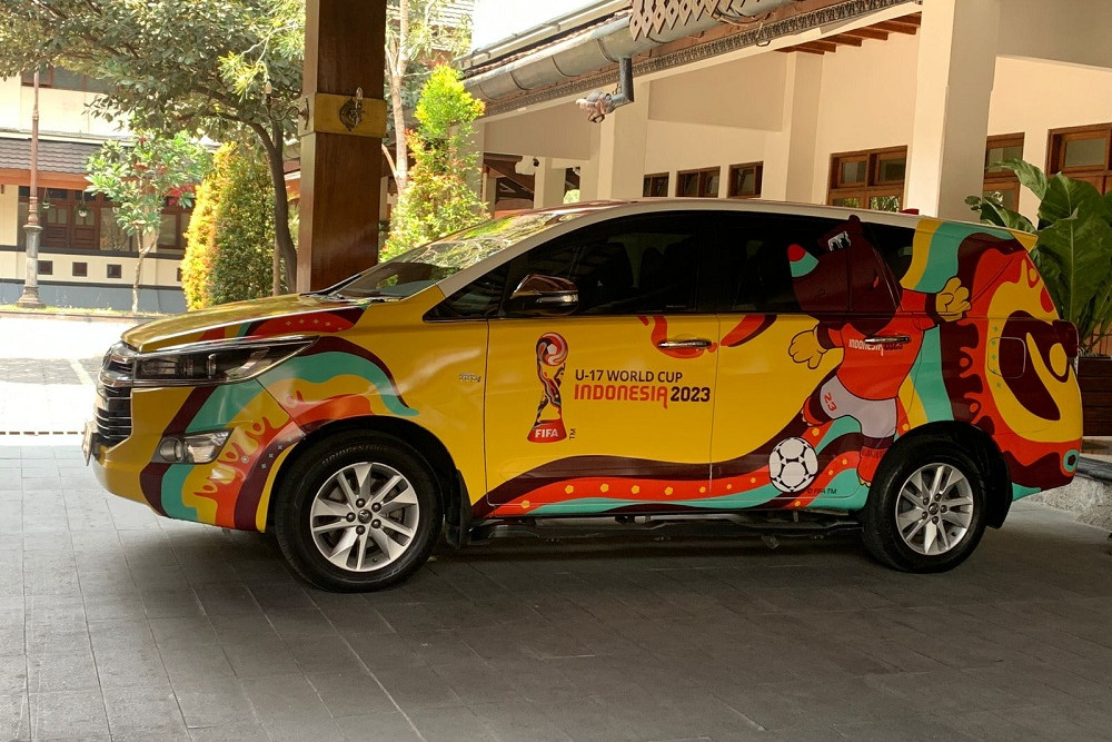  Berubah Tampilan, Mobil Dinas Gibran Kini Bernuansa Piala Dunia U-17