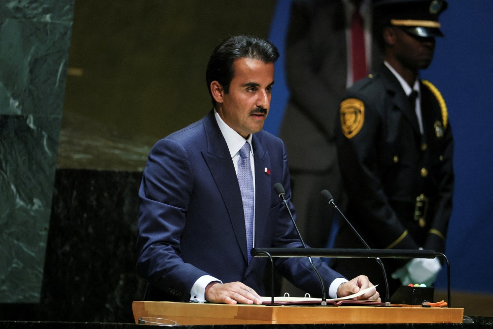  Emir Qatar Desak Dunia Internasional Tidak Izinkan Israel Bunuh Rakyat Palestina