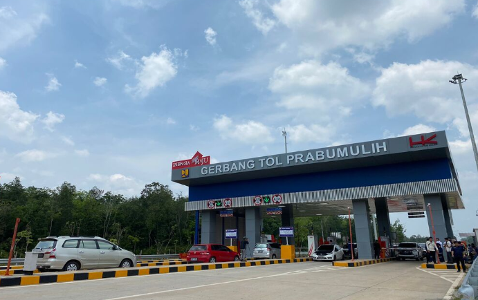 Gerbang Tol Prabumulih, Sumatra Selatan/Bisnis-Husnul.