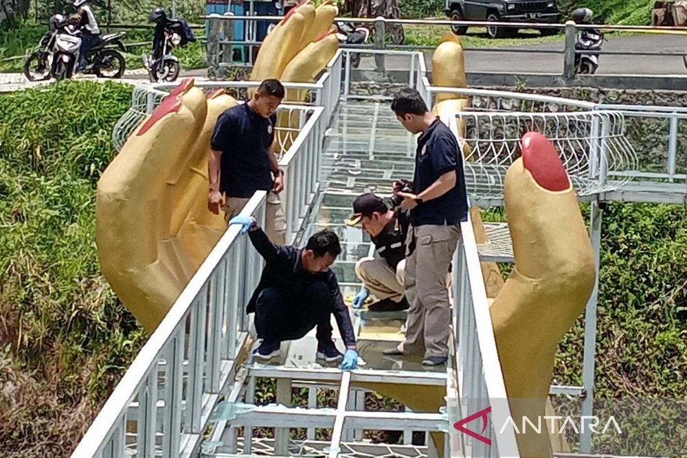  Insiden Jembatan Kaca Banyumas Pecah, Begini Perkembangan Pemeriksaan oleh Polisi