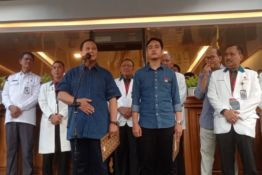  Selesai Jalani Tes Kesehatan, Prabowo Akui Was-was Tunggu Hasilnya