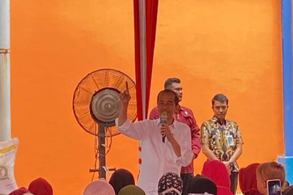  Jokowi Instruksikan Tambah Bantuan Pangan di Sumsel Hingga Desember