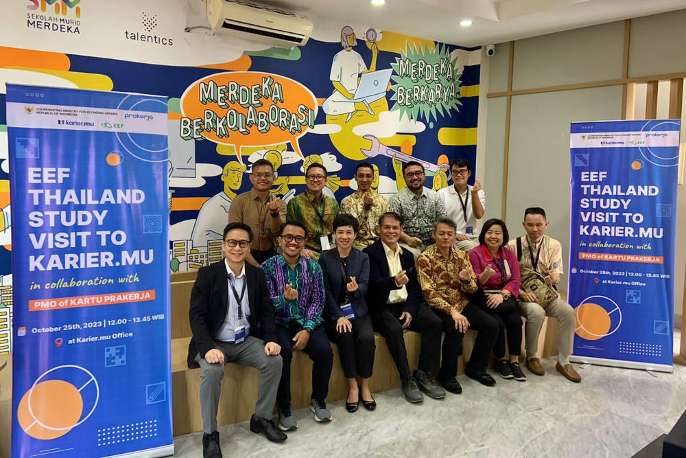  EEF dari Thailand Pelajari Program Kartu Prakerja Milik Indonesia