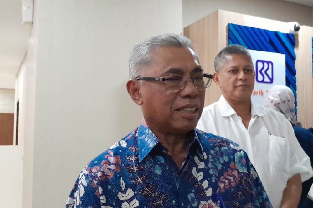 Pemilik PT Indobuildco Pontjo Sutowo melaporkan Pusat Pengelolaan Kawasan GBK (PPKGBK) terkait sengketa Hotel Sultan ke Bareskrim Polri, Jumat (27/10/2023) - BISNIS/Alifian Asmaaysi.