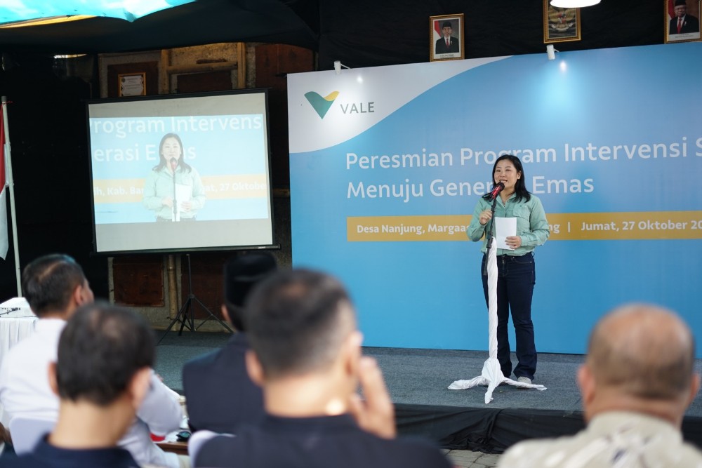  PT Vale Resmikan Program Intervensi Stunting di Kabupaten Bandung