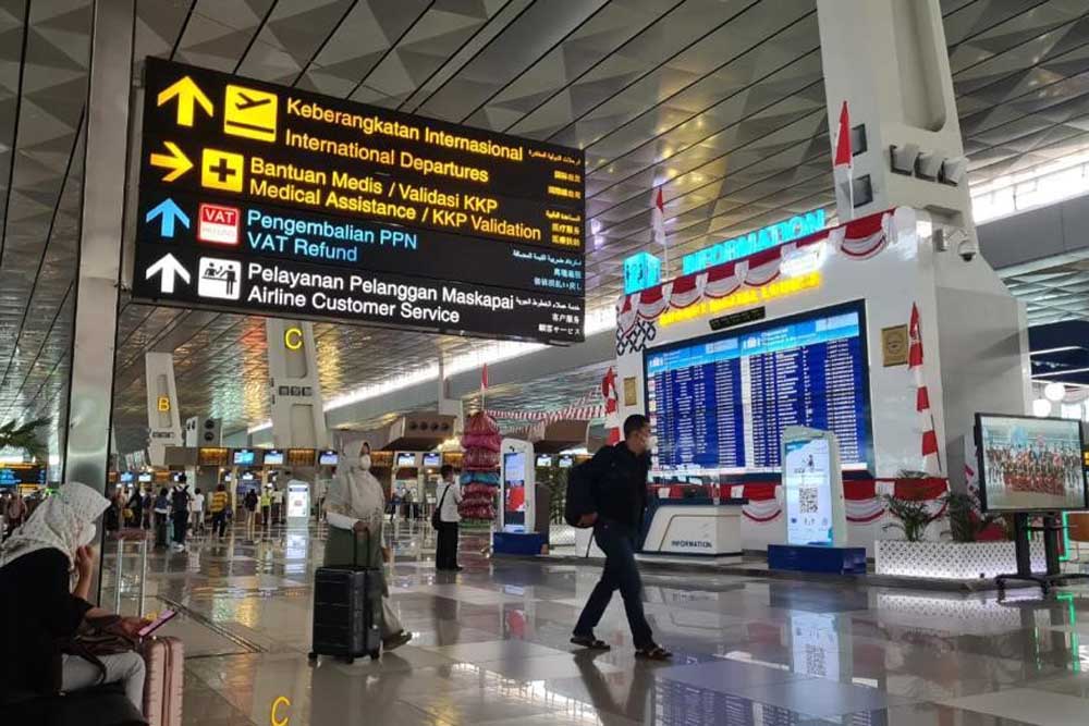 Terminal 3 Bandara Soekarno-Hatta. PT Angkasa Pura II (Persero) atau AP II buka suara terhadap usulan sejumlah maskapai penerbangan untuk menaikkan tarif batas atas (TBA). / Dok. Angkasa Pura II