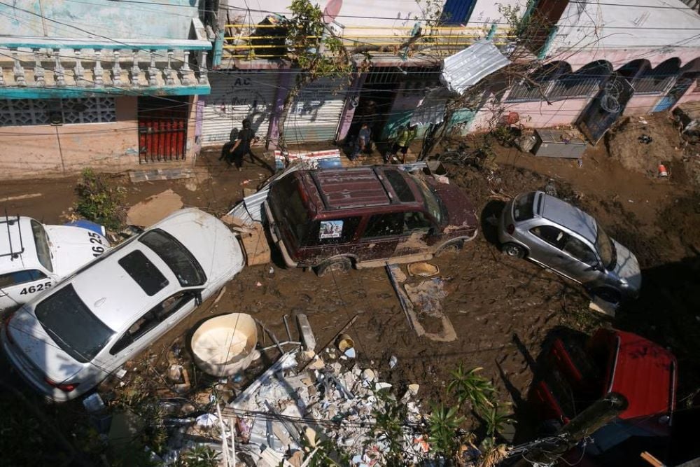  Korban Tewas dan Hilang Akibat Badai Otis Meksiko Sentuh 100 Orang