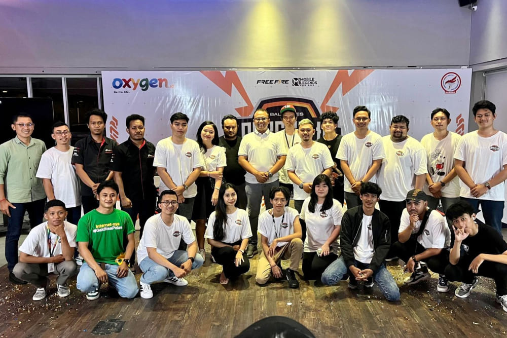  195 Peserta Ramaikan Pertandingan Esports Oxygen.id Cup 2023 Bali Series