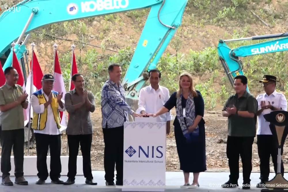  Jokowi Groundbreaking Sekolah Internasional Pertama di IKN