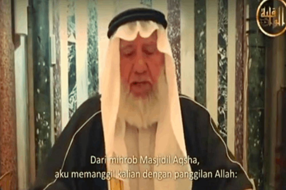  CEK FAKTA: Viral Imam Besar Al Aqsha Ajak Umat Islam Perang Jihad Lawan Israel