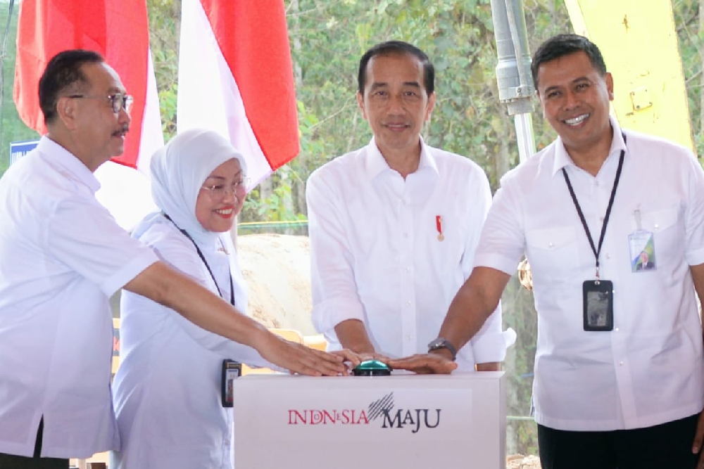  Presiden Jokowi Groundbreaking Kantor BPJS Ketenagakerjaan di IKN