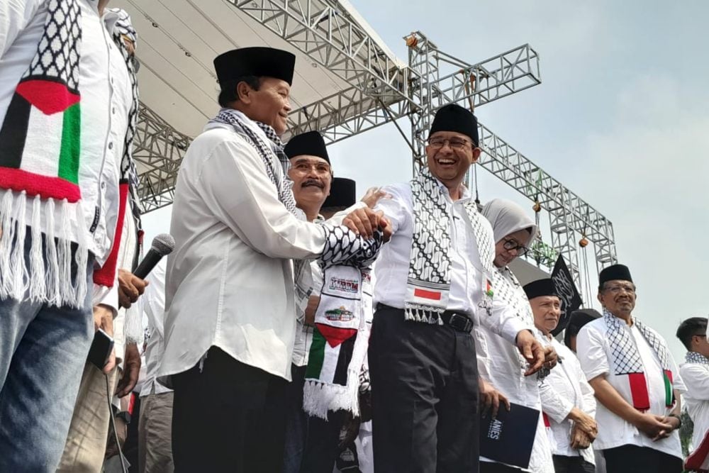  Anies Satu-satunya Capres yang 'Dapat Panggung' di Aksi Bela Palestina