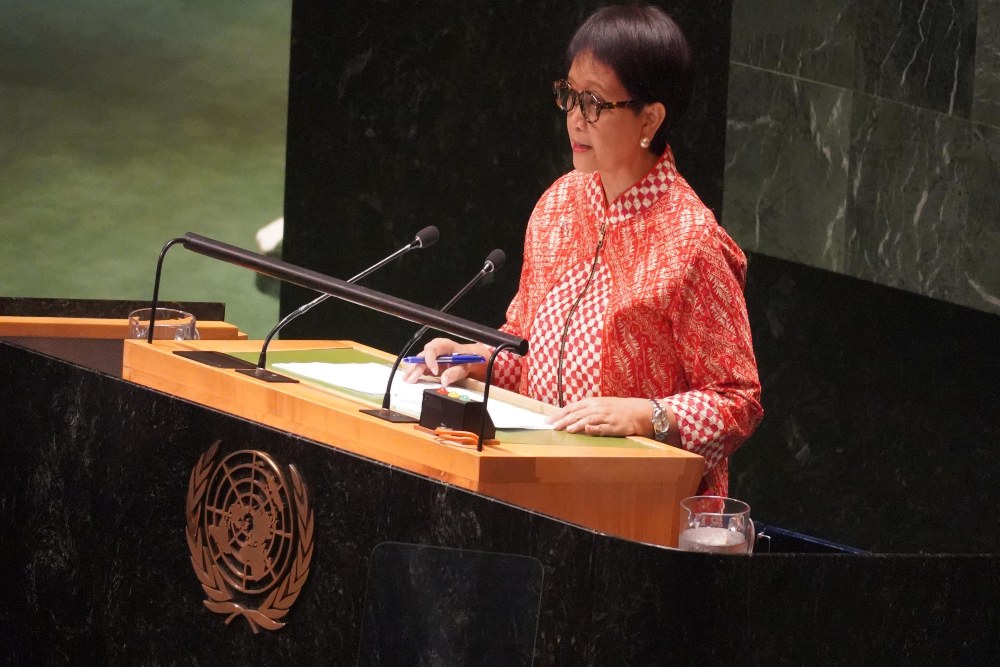  Jokowi Puji Menlu Retno Beri Pidato Keras di Dewan Keamanan PBB: Galak Banget!