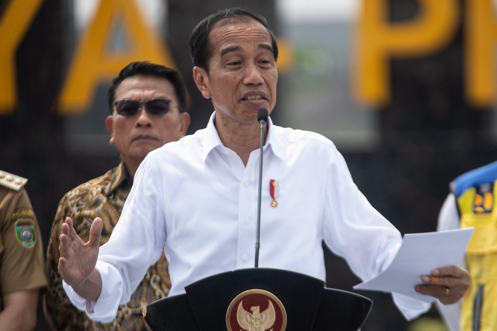  Pembangunan SDM Kunci Raih Indonesia Emas, Jokowi Soroti Pemilu 2024 hingga 2034
