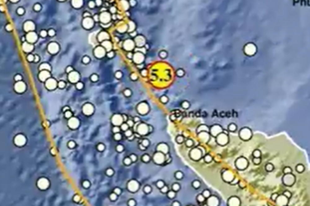 Breaking News! Gempa 5,3 Magnitudo Guncang Aceh