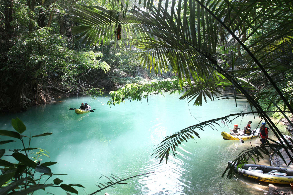  Permainan Kano Menjadi Wahana Baru di Taman Nasional Bantimurung Bulusaraung