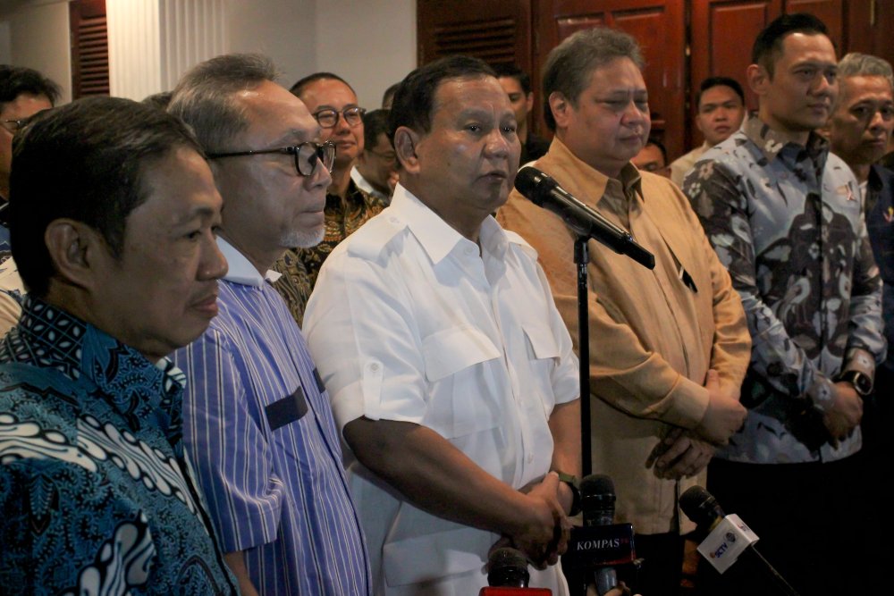  Ketum Parpol Koalisi Indonesia Maju Gelar Rapat Dewan Pengarah di Markas Golkar