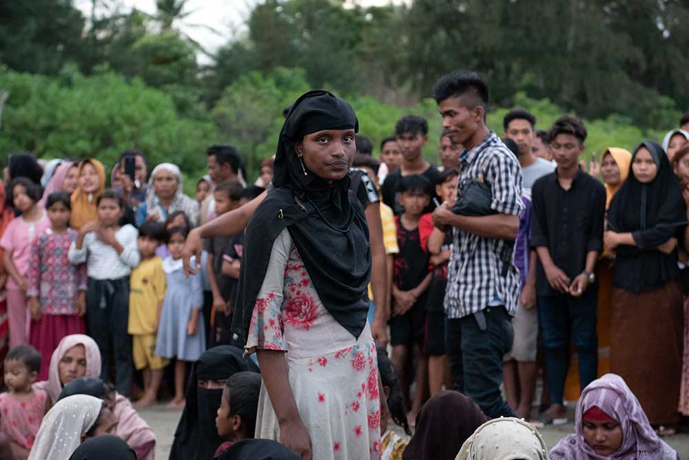  Sebanyak 146 Orang Imigran Etnis Rohingya Terdampar di Aceh