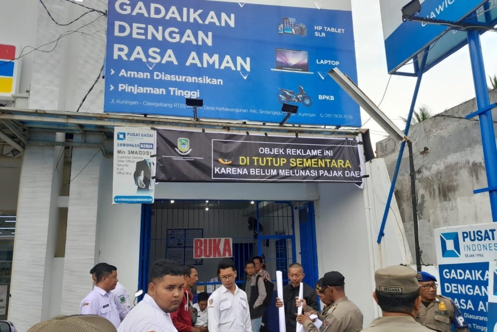  Enam Kantor Pusat Gadai Indonesia di Kuningan Disegel Pemerintah