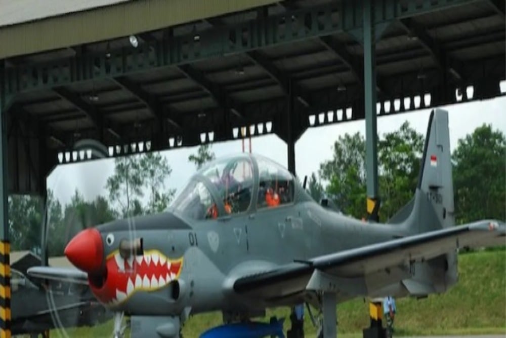  TNI Benarkan Pesawat Latih Super Tucano Jatuh di TNBTS Desa Keduwung Pasuruan