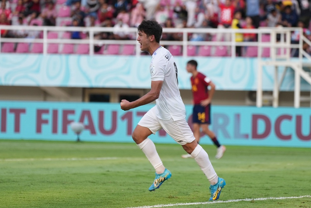  Hasil Piala Dunia U-17: Uzbekistan Tahan Imbang Spanyol 2-2