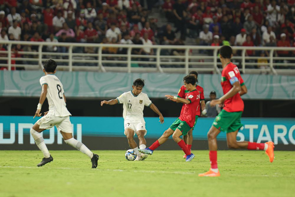  Hasil Maroko vs Indonesia U17: Garuda Muda Tertinggal Tipis di Babak Pertama