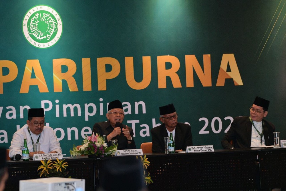  Pesan Wapres Maruf ke Ketua Baru MUI Anwar Iskandar: Isu Palestina hingga Pemilu
