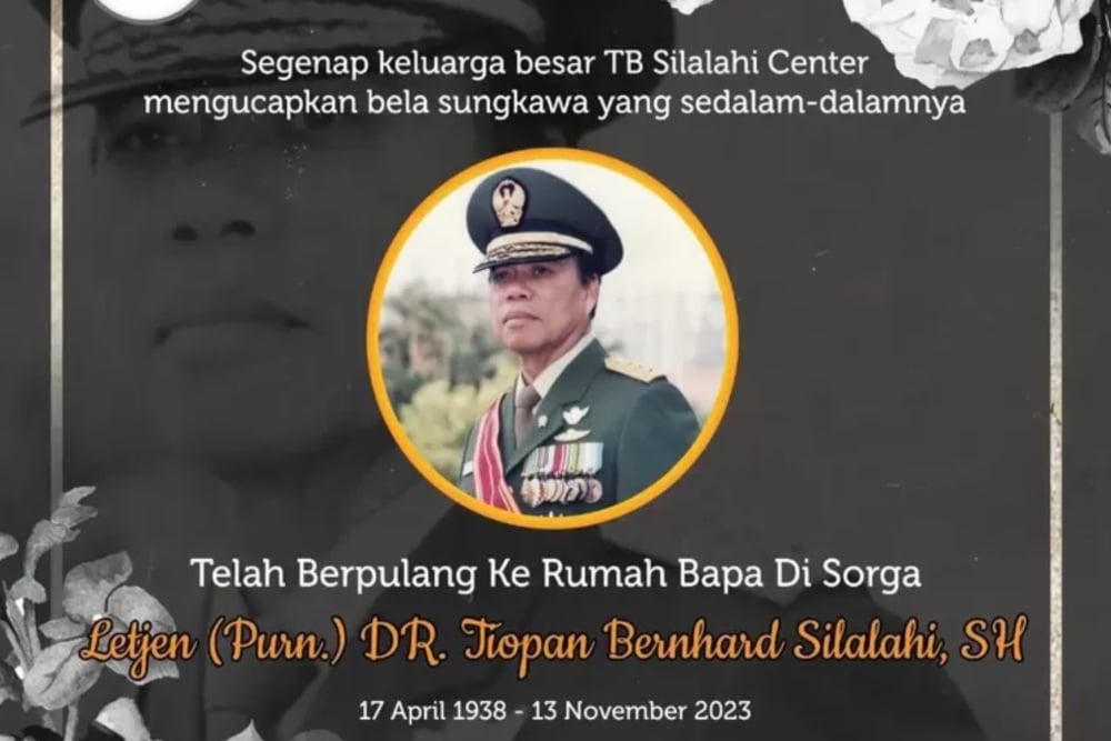  Profil Mendiang Letjen TNI TB Silalahi, Mantan Menpan RB yang Meninggal Dunia