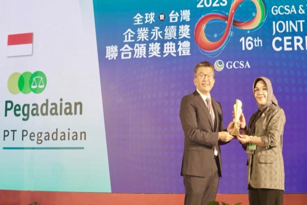  Pegadaian Sabet Global Corporate Sustainability Awards (GCSA) di Taiwan