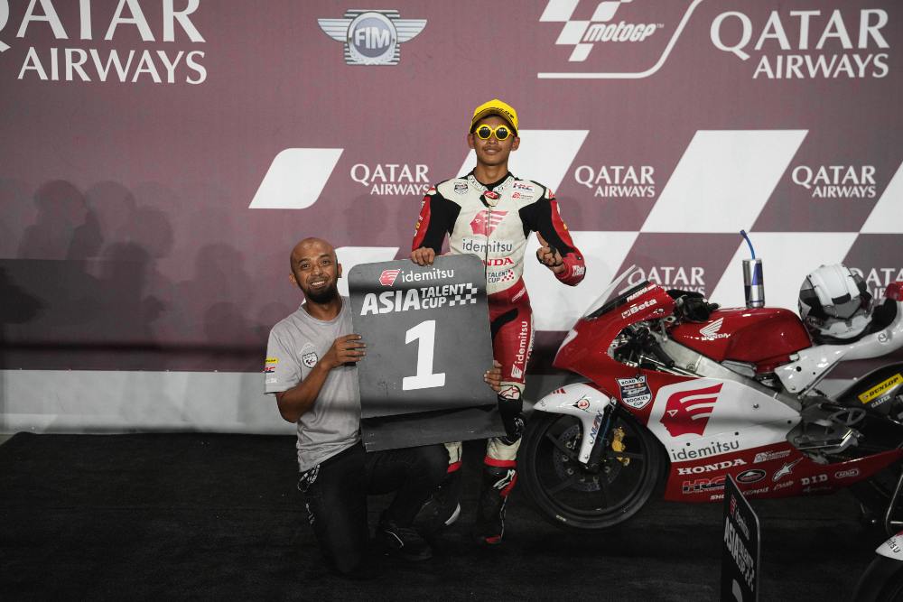  Pecah Rekor Lagi! Veda Ega Pratama Raih Juara di Balapan ATC Qatar Race 2