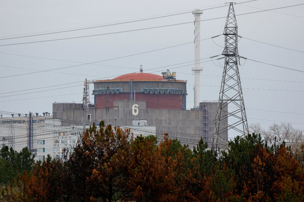 Ilustrasi pembangkit listrik tenaga nuklir