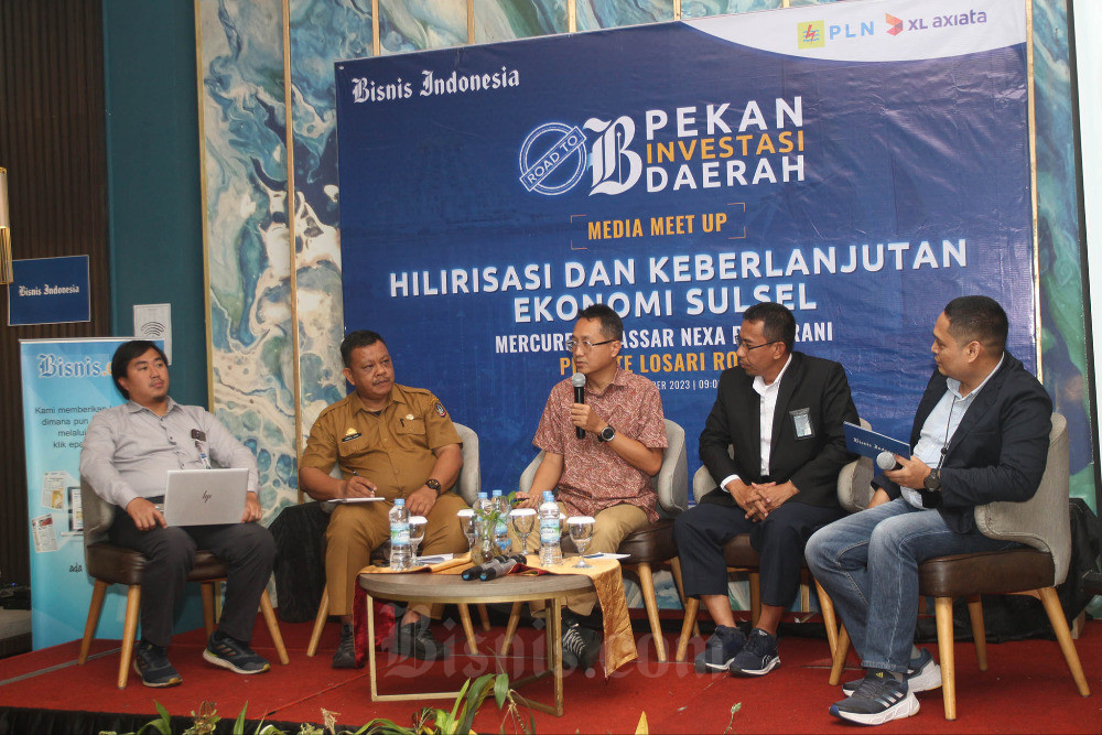  Bisnis Indonesia Perwakilan Makassar Gelar Diskusi Pekan Investasi Daerah