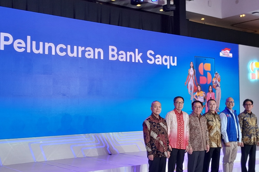 Peluncuran Bank Saqu besutan Astra Group, Senin (20/11/2023)/Bisnis-Fahmi A. Burhan